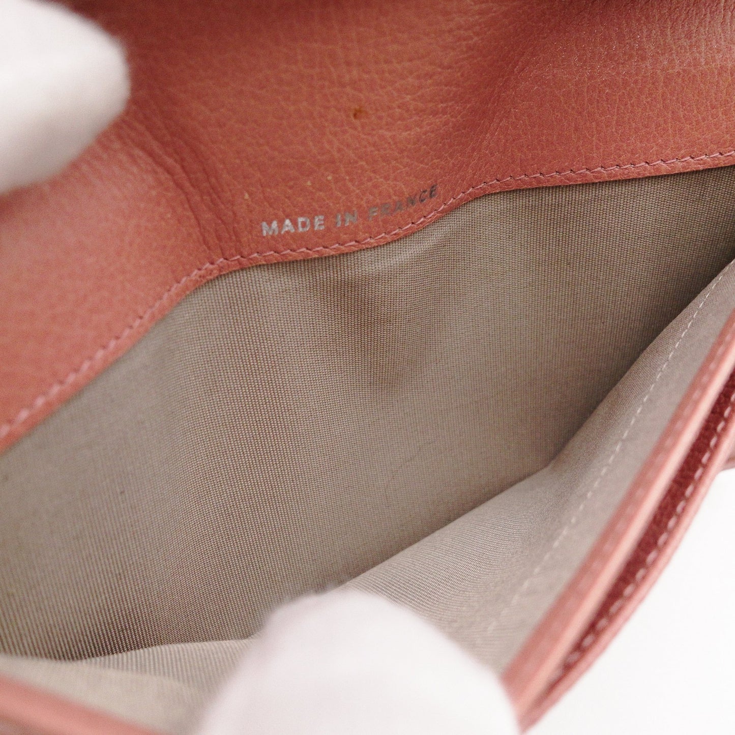 CHANEL Camellia Long Wallet, Leather, Pink, CC Logo, Silver Hardware