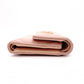 CHANEL Dizneuf 19 Tri-fold Wallet, Leather, Pink Gold Hardware