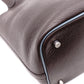 HERMES Taurillon Clemence Picotin Handbag, Leather, Brown, Women's, □J Stamp, Blue Jean