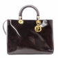 Christian Dior Lady Dior Canage Handbag black leather Women