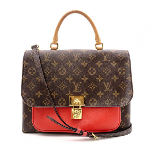 LOUIS VUITTON ルイ・ヴィトン マリニャン モノグラムキャンバス ハンドバッグ レザー/PVC ブラウン系【中古】 レディース
