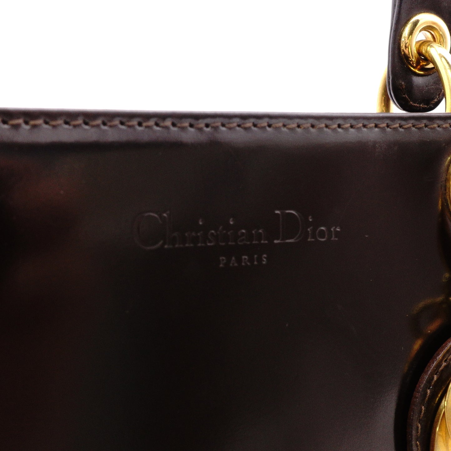 Christian Dior Lady Dior Canage Handbag black leather Women