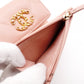 CHANEL Dizneuf 19 Tri-fold Wallet, Leather, Pink Gold Hardware
