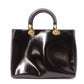 Christian Dior Lady Dior Canage Handbag black leather Women