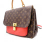 LOUIS VUITTON Marignan Monogram Canvas Handbag, Leather/PVC, Brown, 2-Way