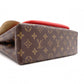 LOUIS VUITTON Marignan Monogram Canvas Handbag, Leather/PVC, Brown, 2-Way