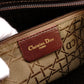 Christian Dior Lady Dior Canage Handbag black leather Women
