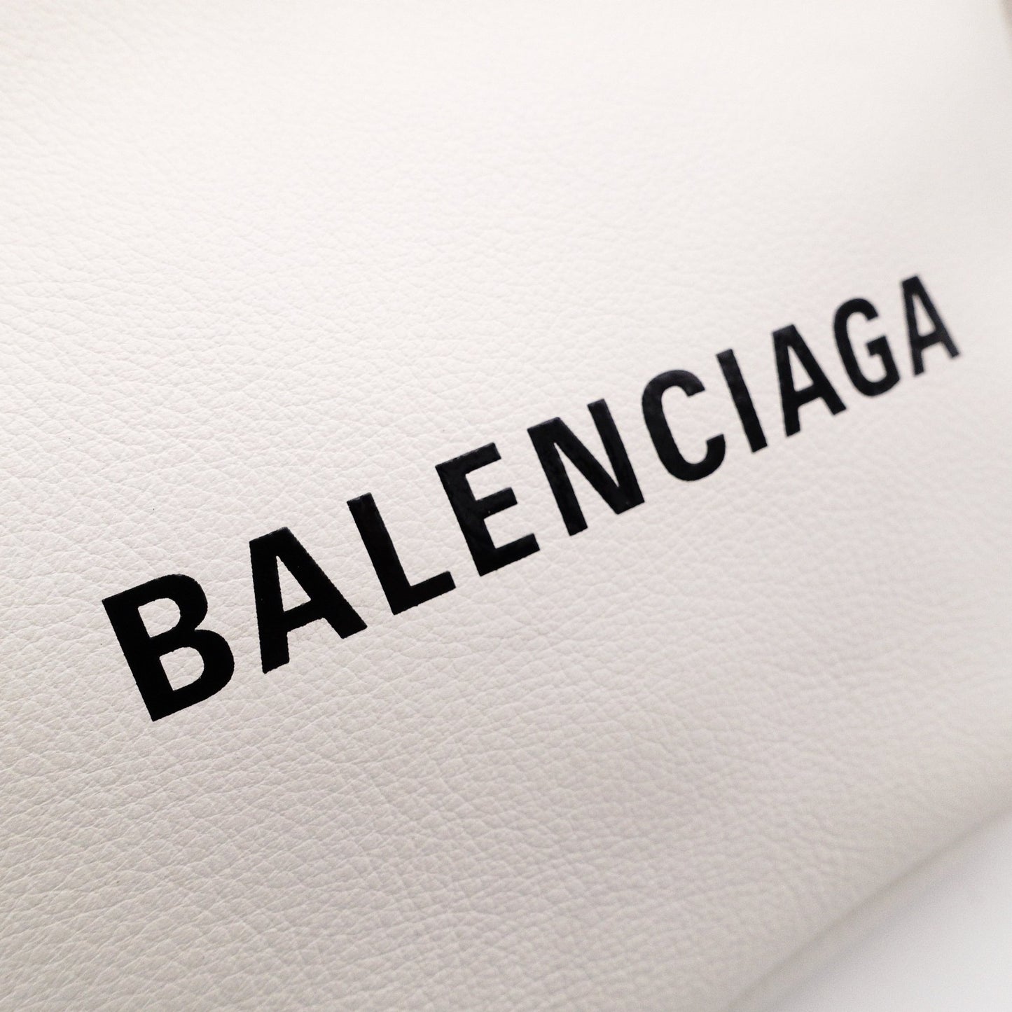 BALENCIAGA Shoulder Bag, Leather, White, Crossbody