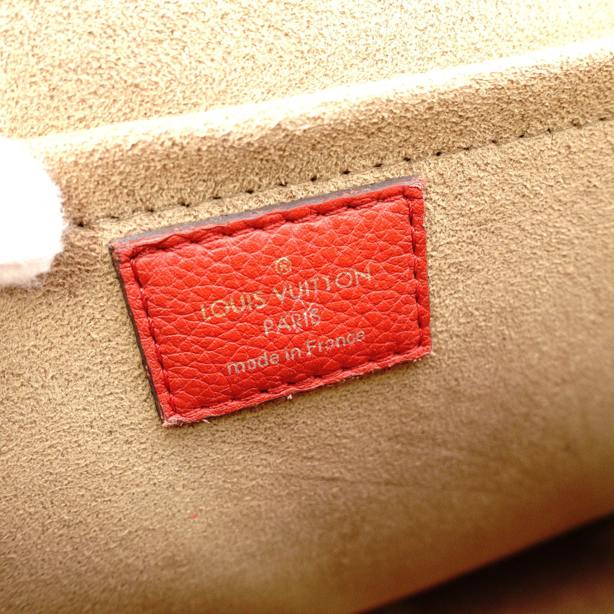 LOUIS VUITTON Marignan Monogram Canvas Handbag, Leather/PVC, Brown, 2-Way