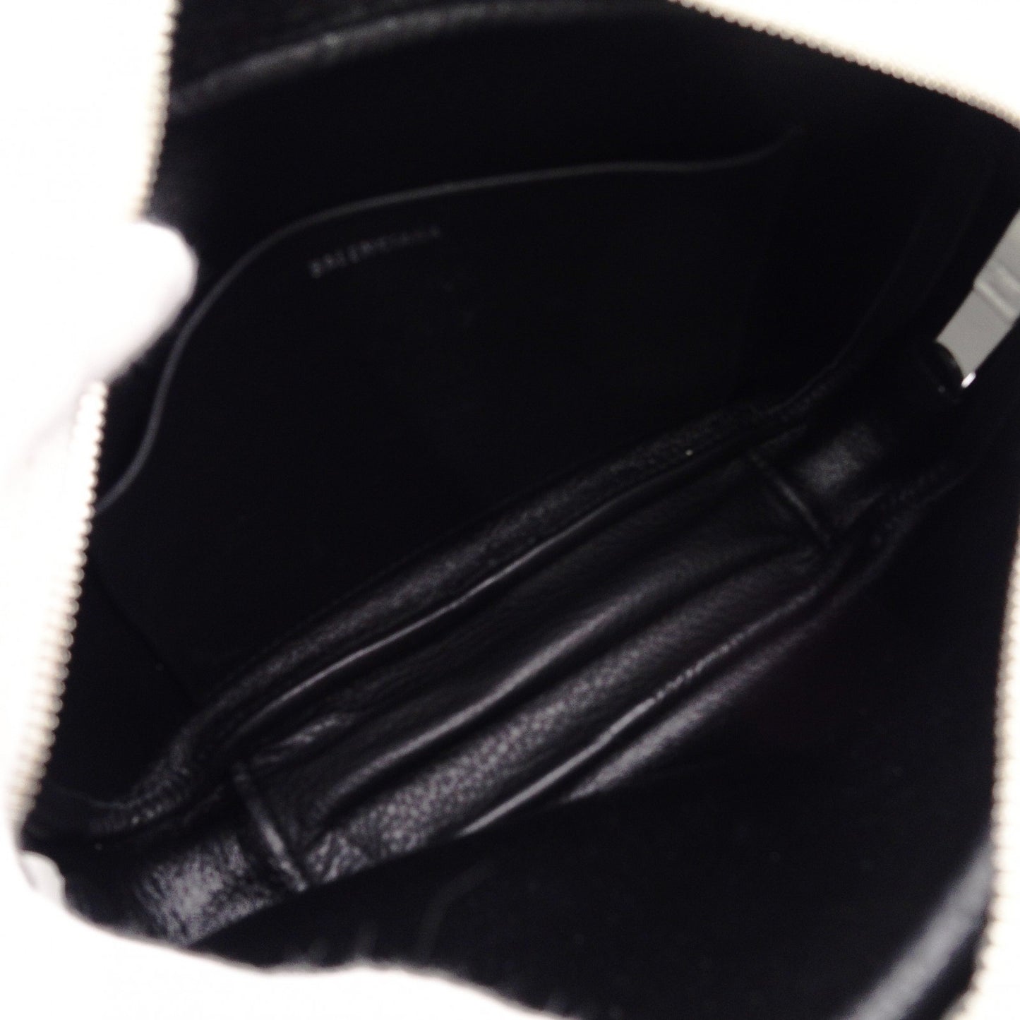 BALENCIAGA Shoulder Bag, Leather, White, Crossbody