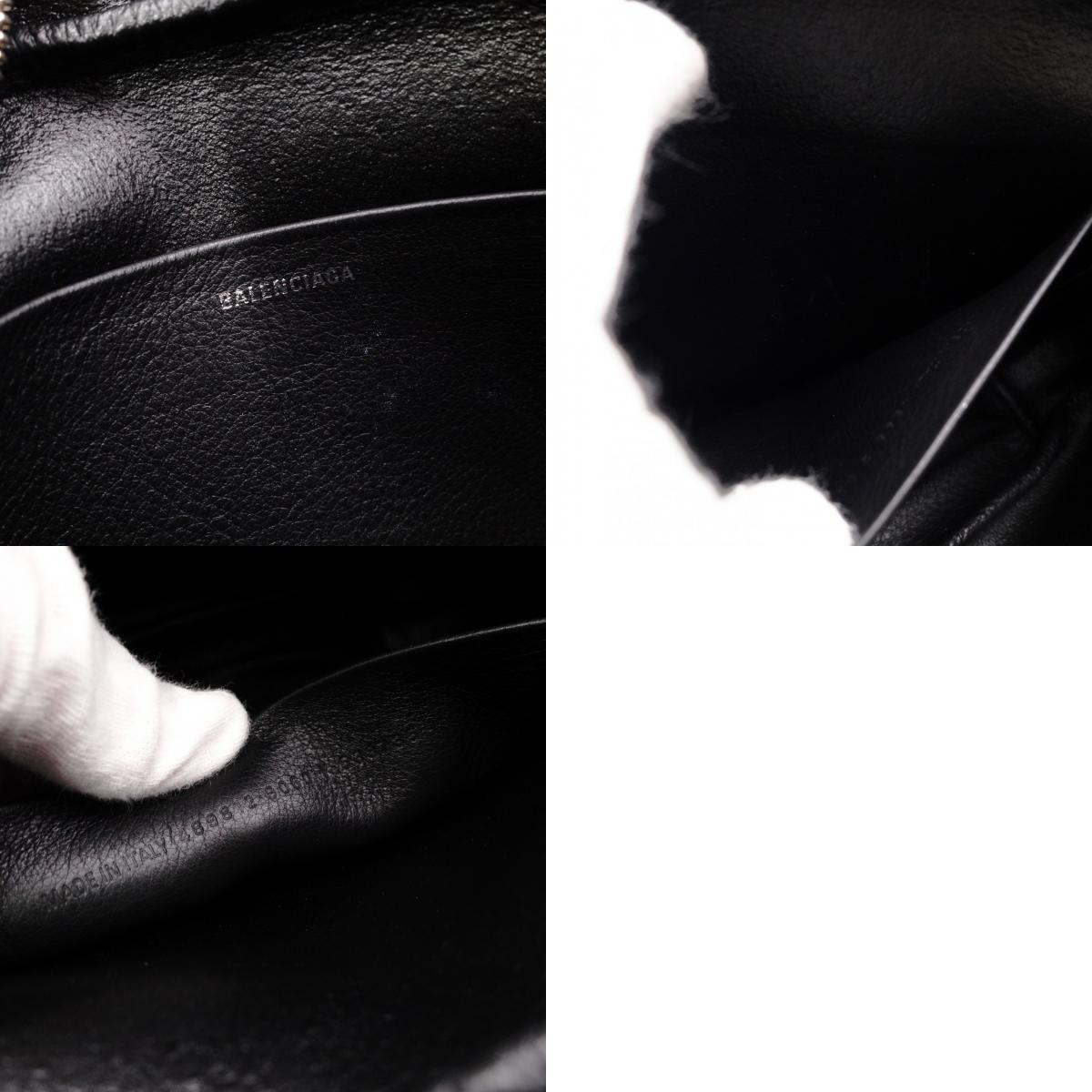 BALENCIAGA Shoulder Bag, Leather, White, Crossbody