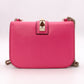 Valentino Garavani Gram Rock Small Shoulder Bag, Leather, Pink, Gold Hardware