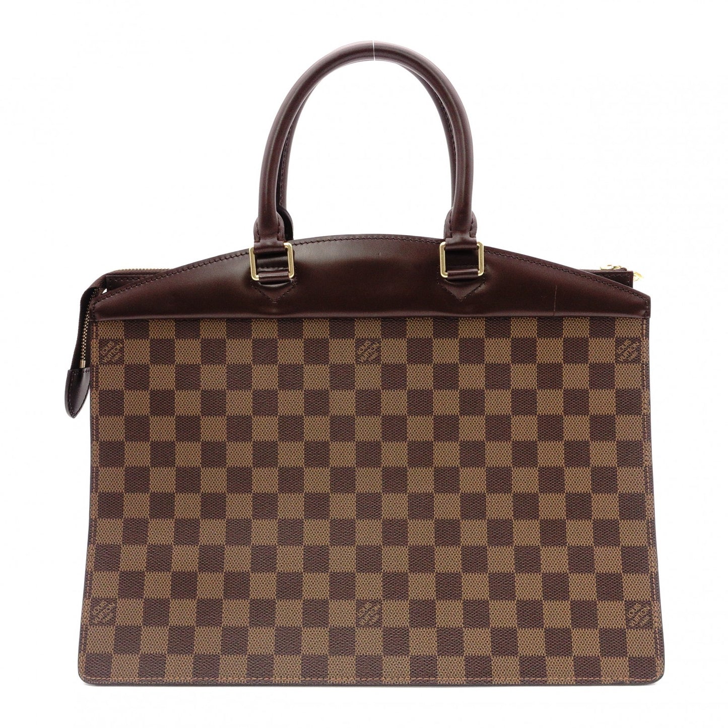 LOUIS VUITTON Riviera Special Order Damier Handbag, Leather/PVC, Brown
