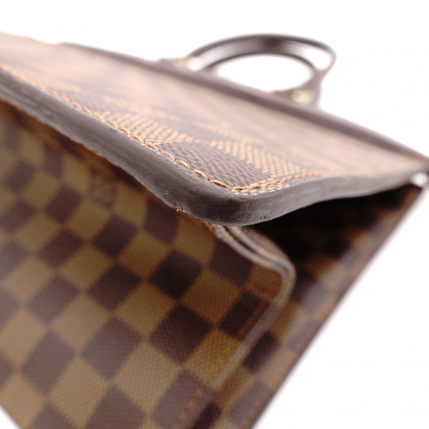 LOUIS VUITTON Riviera Special Order Damier Handbag, Leather/PVC, Brown