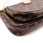 LOUIS VUITTON Multipochette Accessoires Monogram Canvas Shoulder Bag, PVC/Leather, Brown Tones