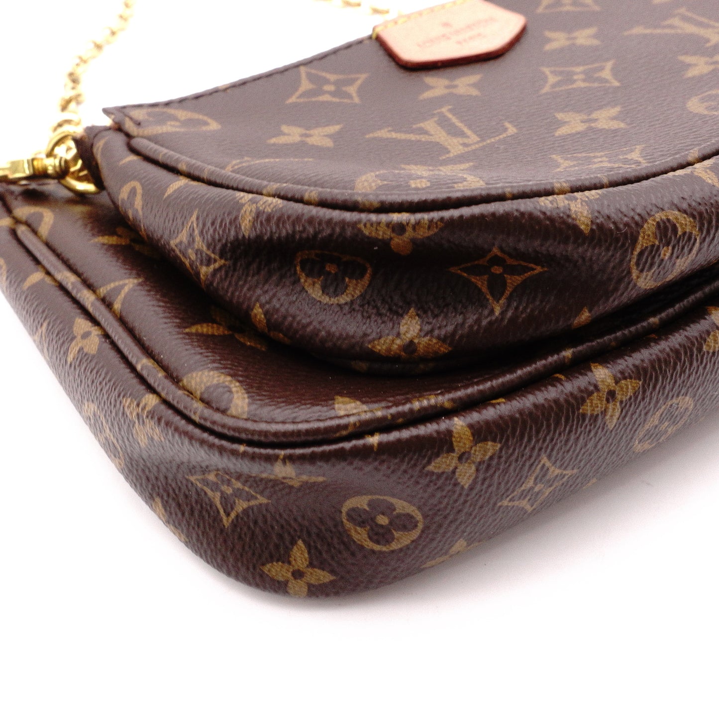 LOUIS VUITTON Multipochette Accessoires Monogram Canvas Shoulder Bag, PVC/Leather, Brown Tones