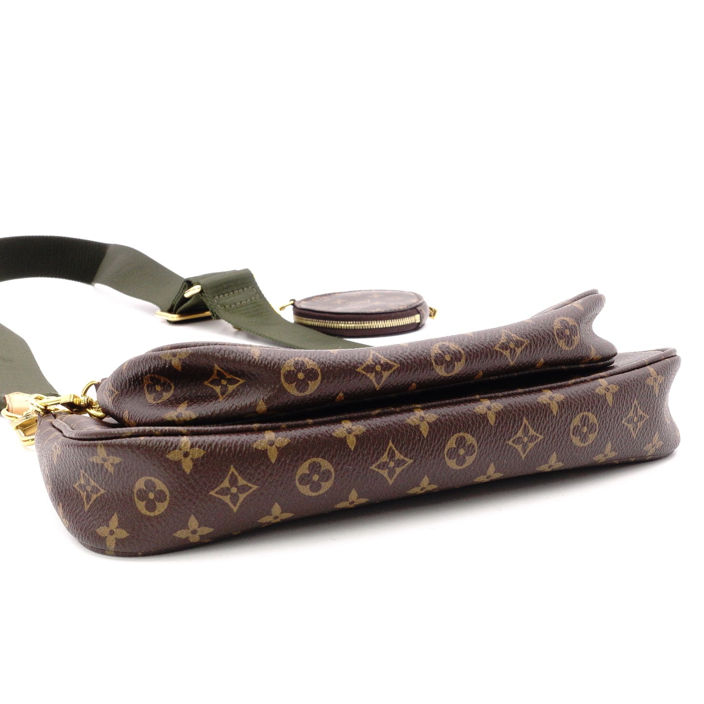 LOUIS VUITTON Multipochette Accessoires Monogram Canvas Shoulder Bag, PVC/Leather, Brown Tones