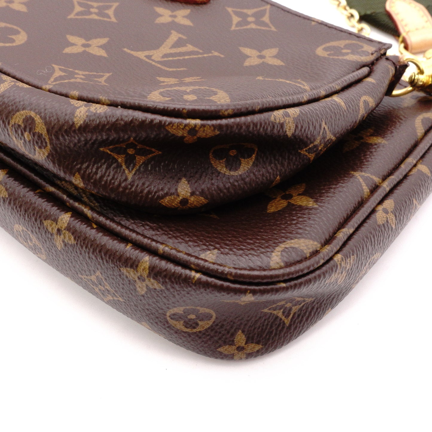 LOUIS VUITTON Multipochette Accessoires Monogram Canvas Shoulder Bag, PVC/Leather, Brown Tones
