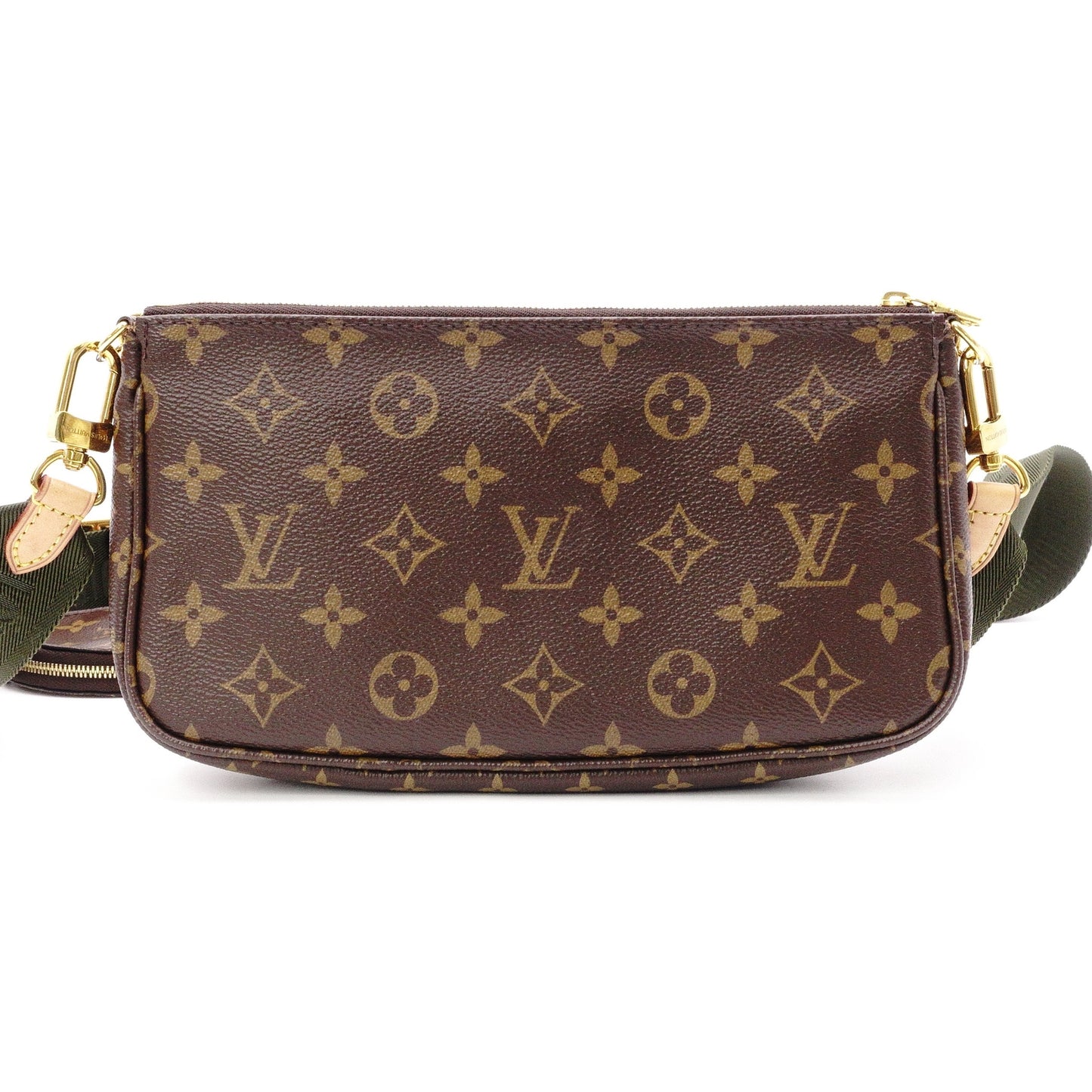 LOUIS VUITTON Multipochette Accessoires Monogram Canvas Shoulder Bag, PVC/Leather, Brown Tones