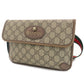 GUCCI Neo Vintage Waist Bag GG Supreme Body Bag Beige Metal Cat Sherry Line 7-9-458