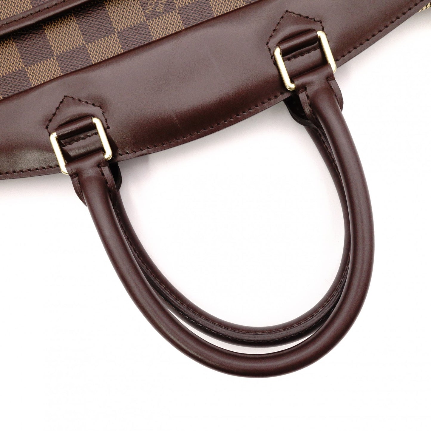 LOUIS VUITTON Riviera Special Order Damier Handbag, Leather/PVC, Brown