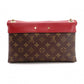 LOUIS VUITTON Parachain Monogram Canvas Shoulder Bag, Leather/PVC, Brown