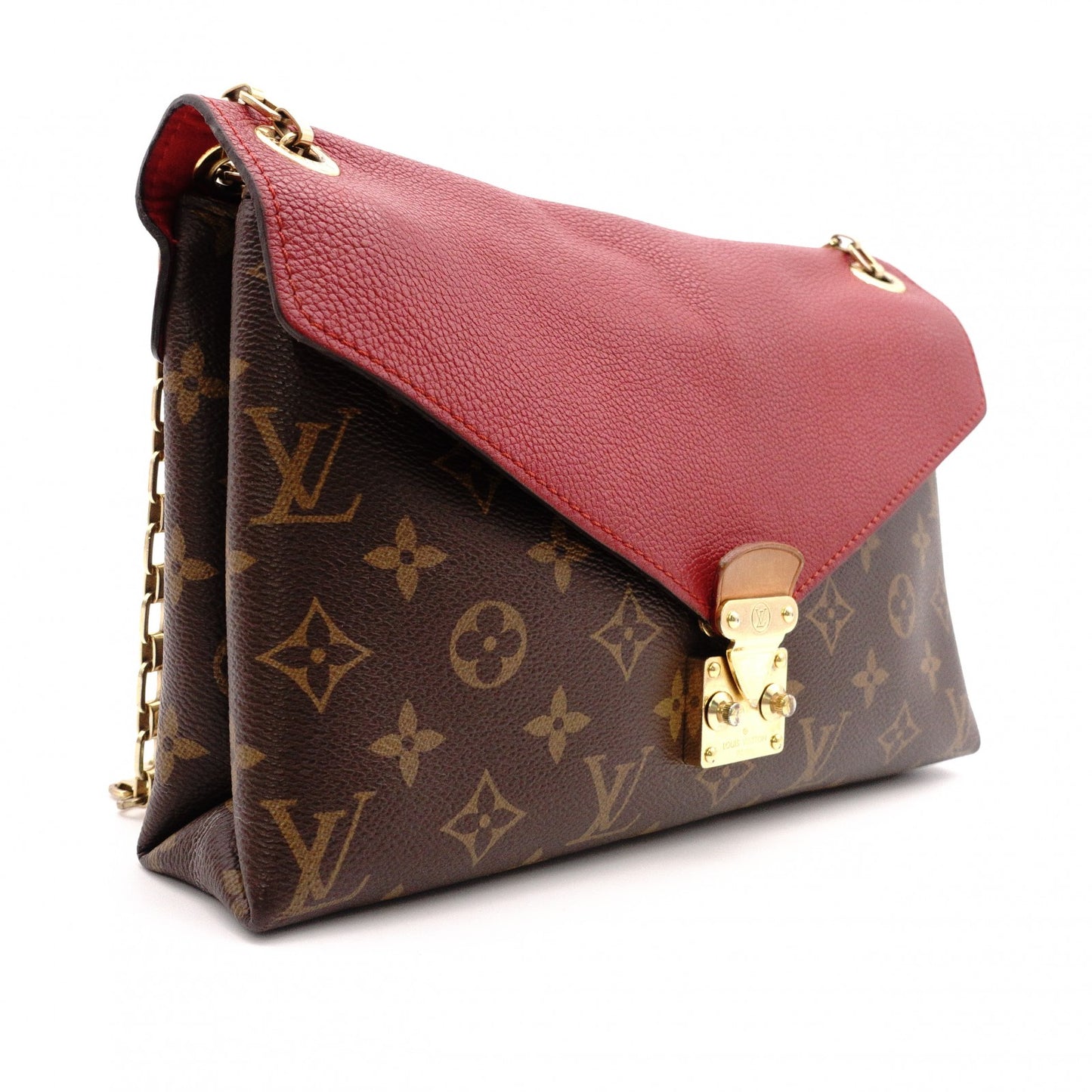 LOUIS VUITTON Parachain Monogram Canvas Shoulder Bag, Leather/PVC, Brown