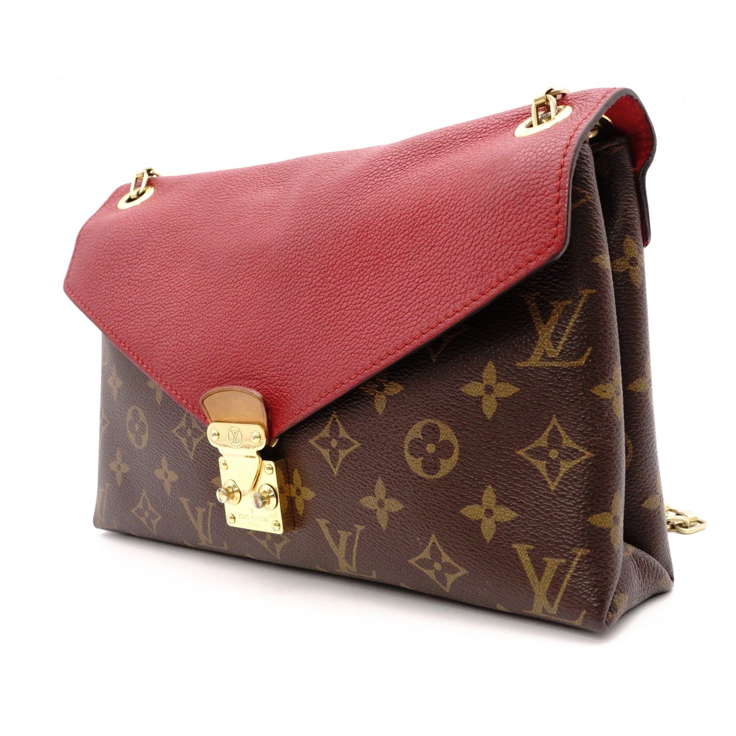 LOUIS VUITTON Parachain Monogram Canvas Shoulder Bag, Leather/PVC, Brown