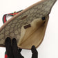 GUCCI Neo Vintage Waist Bag GG Supreme Body Bag Beige Metal Cat Sherry Line 7-9-458