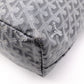 GOYARD Saint Louis PM Tote Bag, PVC and Leather, Gray, with Pouch