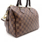 LOUIS VUITTON Speedy 25 Bandoulière Damier Ébène Handbag, 2-Way, PVC/Leather, Brown, Women's