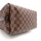 LOUIS VUITTON Speedy 25 Bandoulière Damier Ébène Handbag, 2-Way, PVC/Leather, Brown, Women's