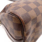 LOUIS VUITTON Speedy 25 Bandoulière Damier Ébène Handbag, 2-Way, PVC/Leather, Brown, Women's