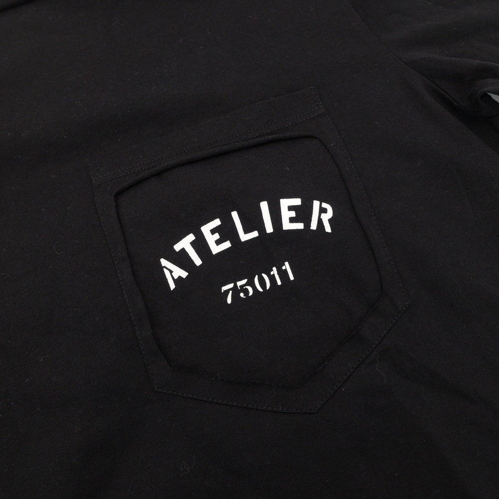 Maison Margiela Atelier 75011 T-Shirt Men's Black Size 48 M Size Black 7-9-679