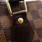LOUIS VUITTON Speedy 25 Bandoulière Damier Ébène Handbag, 2-Way, PVC/Leather, Brown, Women's