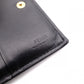 FENDI F is FENDI Tri-fold Wallet, Leather, Black, Gold Hardware, Comes with Box