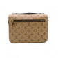 LOUIS VUITTON Pochette Métis MM Reverse Monogram 2-Way Handbag, PVC/Leather, Brown, Women's