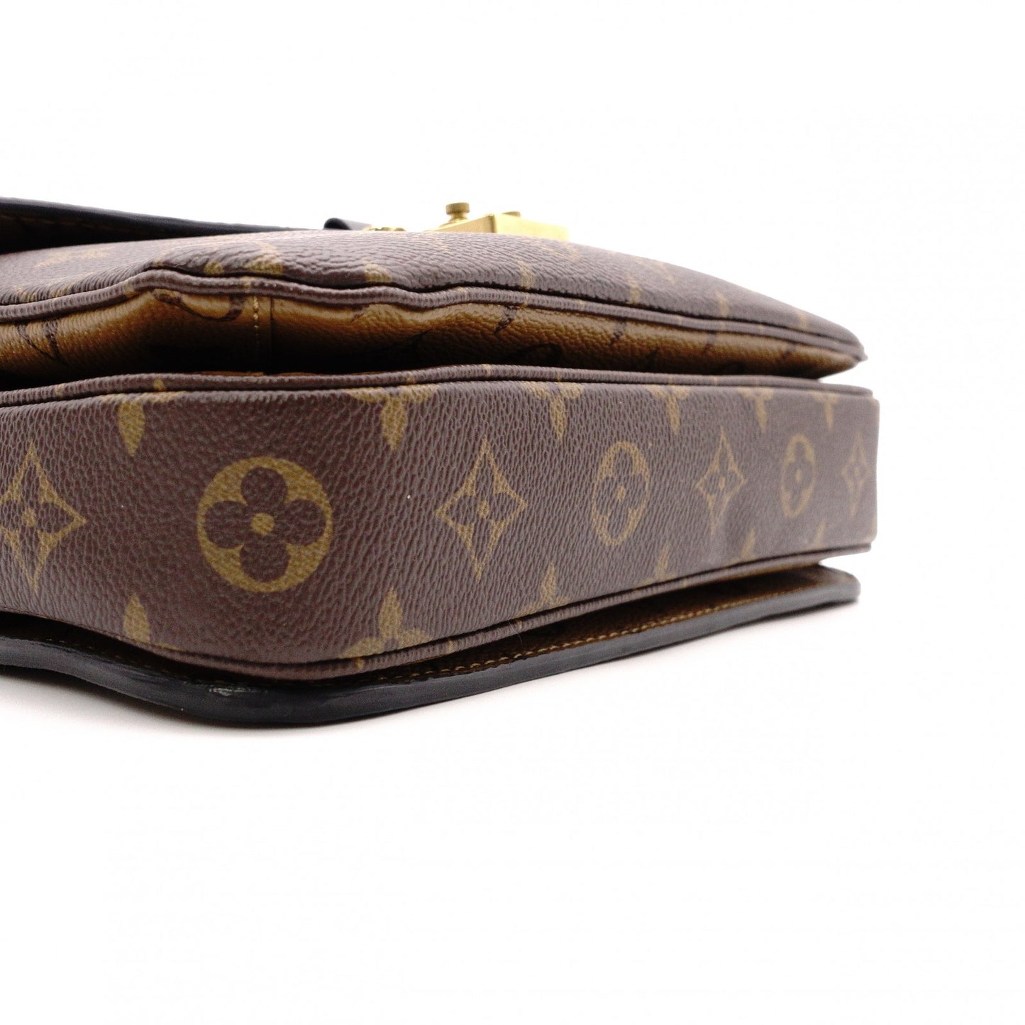 LOUIS VUITTON Pochette Métis MM Reverse Monogram 2-Way Handbag, PVC/Leather, Brown, Women's