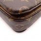 LOUIS VUITTON Pochette Métis MM Reverse Monogram 2-Way Handbag, PVC/Leather, Brown, Women's