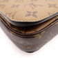 LOUIS VUITTON Pochette Métis MM Reverse Monogram 2-Way Handbag, PVC/Leather, Brown, Women's