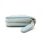 CHANEL CC Filigree Coin Purse, Light Blue Caviar Leather
