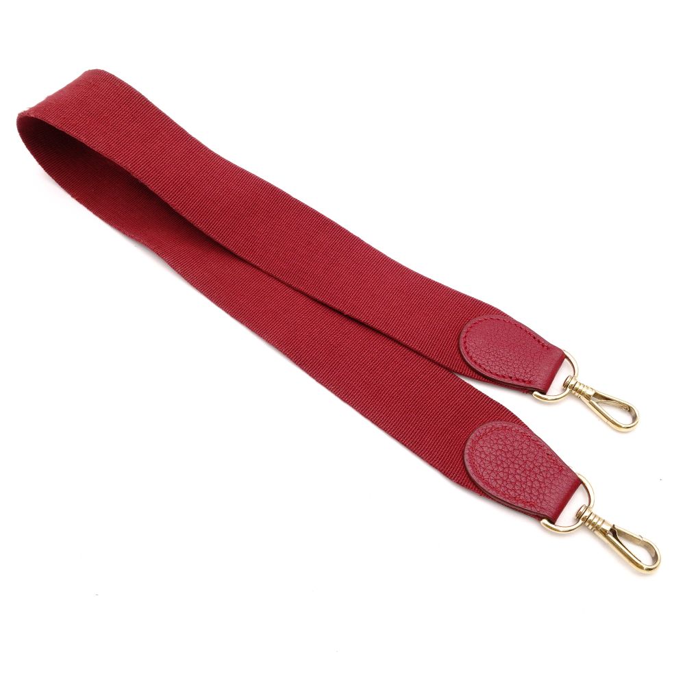 HERMES Evelyn GM Red Ruby Taurillon Clemence Shoulder Bag Leather H Logo □F Stamped Gold Hardware R8020321