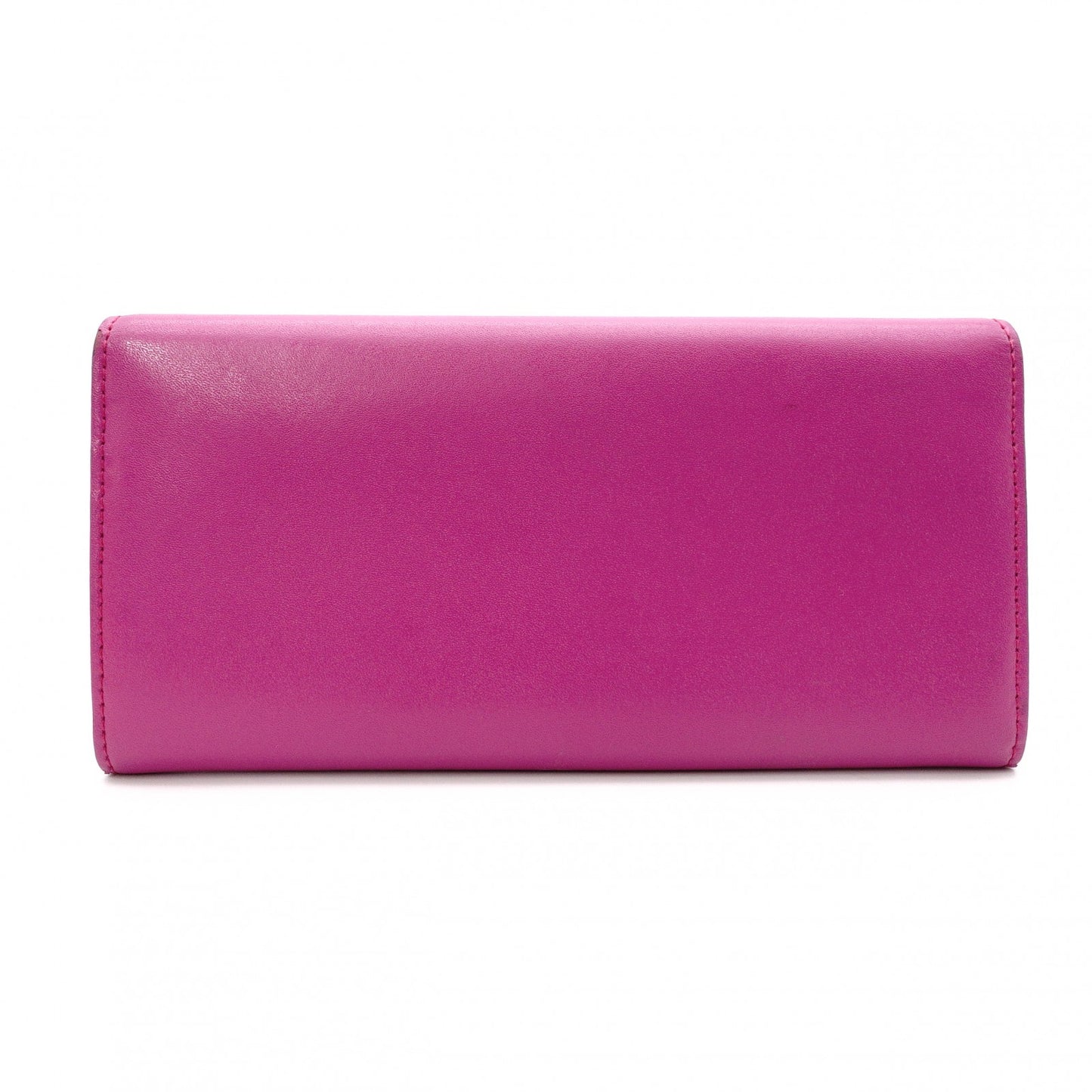 FENDI By the Way Long Wallet, Leather, Pink with Gold Hardware