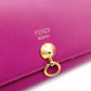 FENDI By the Way Long Wallet, Leather, Pink with Gold Hardware