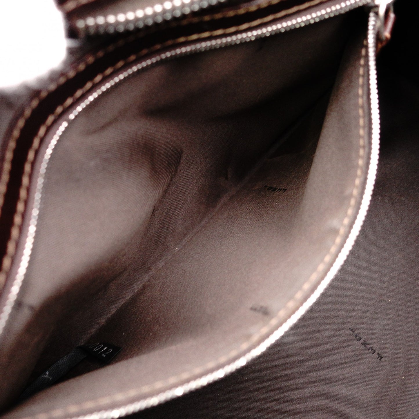 FENDI Zucca Tote Bag, Canvas/Leather, Brown, with FF Logo in Leather