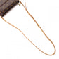 LOUIS VUITTON Vivacité PM Monogram Canvas Shoulder Bag, Leather/PVC, Brown, Women's
