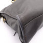 BALENCIAGA Metallic Edge City Handbag, Leather, Gray, 2-Way
