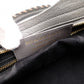 BALENCIAGA Metallic Edge City Handbag, Leather, Gray, 2-Way