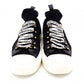 Christian Dior JADIOR Sneakers, Canvas/Rubber, Black, Size 37.5 (approx. 23.5–24 cm)