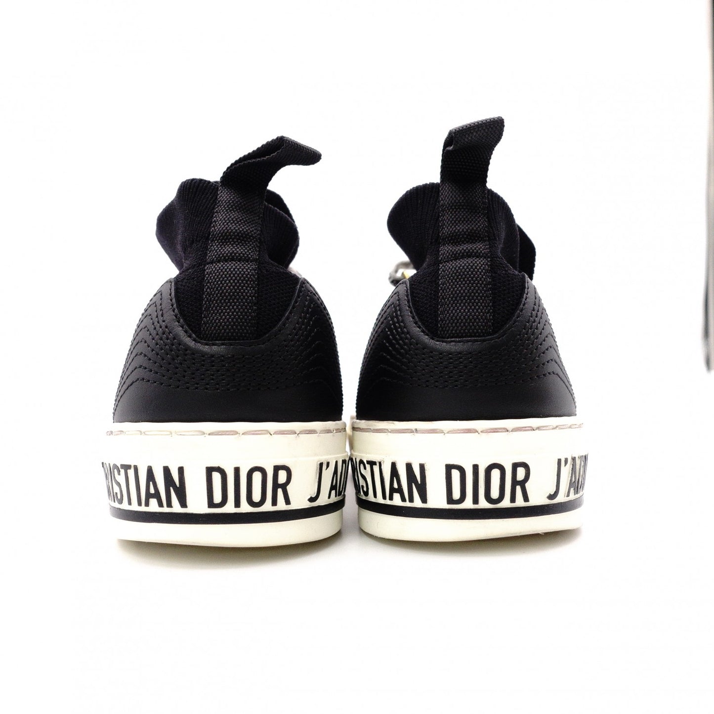 Christian Dior JADIOR Sneakers, Canvas/Rubber, Black, Size 37.5 (approx. 23.5–24 cm)